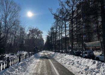 Снег и ветер пришли в Новосибирск: погода на два дня