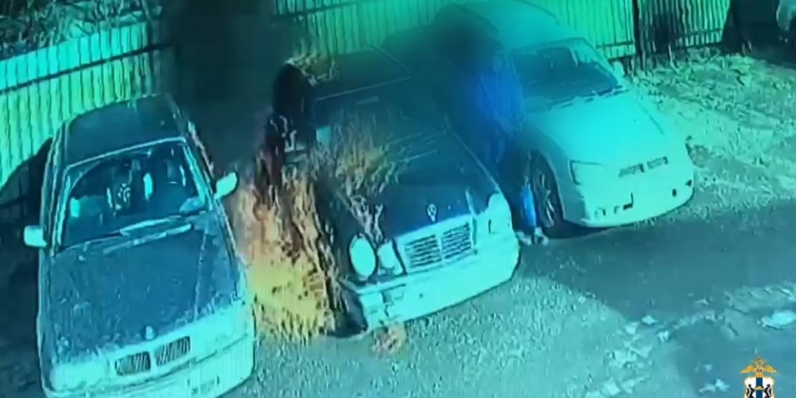 В Новосибирске женщина подожгла машину своего бывшего сожителя после ссоры