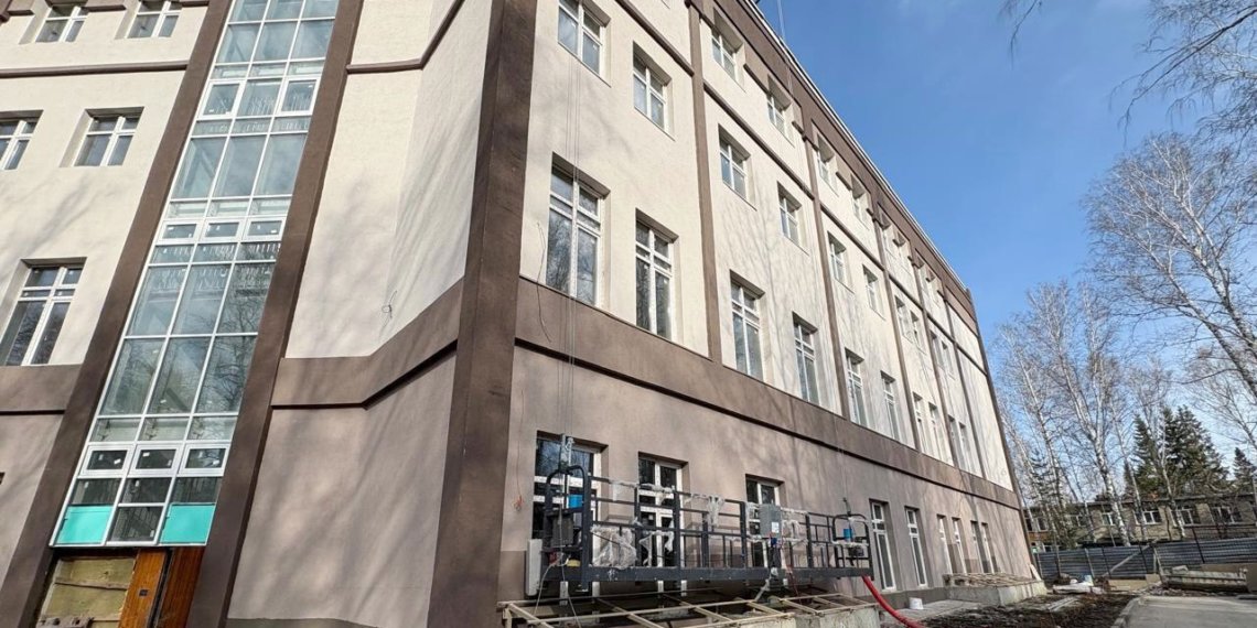 Мэр Новосибирска показал, как выглядит строящаяся музыкальная школа на улице Терешковой