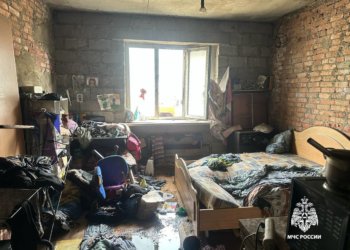 Женщина погибла в горящей квартире в Новосибирской области