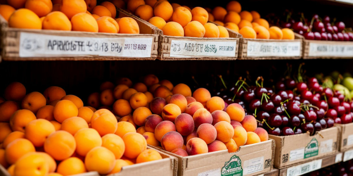 Первые крупные партии черешни и абрикосов доставили в Новосибирскую область