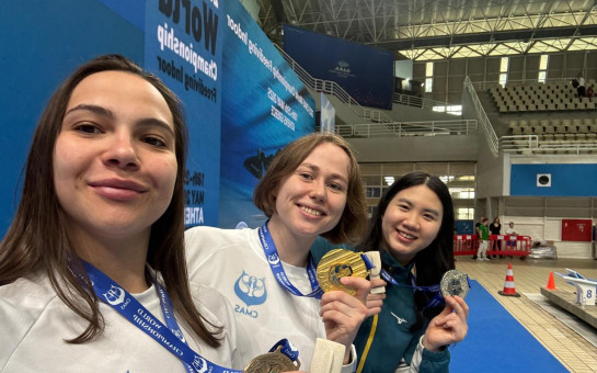 Два мировых рекорда по задержке дыхания установила фридайвер из Новосибирска