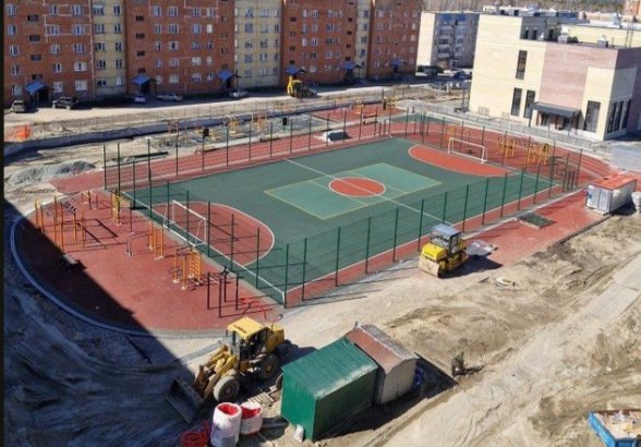 Началось строительство ливневки возле новой школы № 222 в Новосибирске