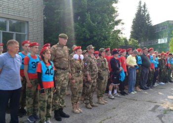 В Новосибирске прошла военно-патриотическая эстафета