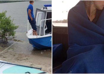 Напилась и дрейфовала: сапбордистку спасли на Оби в Новосибирске