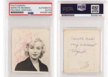 Фотографию на паспорт Мэрилин Монро с автографом продали за 21 тысячу долларов