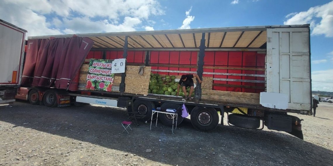 В Новосибирске изъяли 7,5 тонн арбузов у нелегальных торговцев