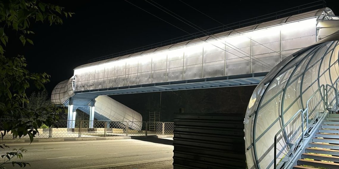 В Новосибирске стартовал ремонт двух пешеходных мостов на Бердском шоссе