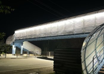 В Новосибирске стартовал ремонт двух пешеходных мостов на Бердском шоссе