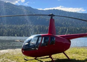 Частный вертолёт упал ночью в Телецкое озеро