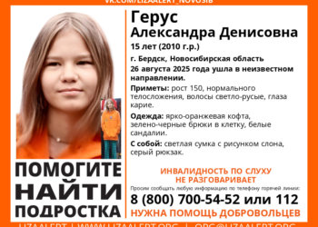 Глухонемая девочка пропала в Новосибирской области