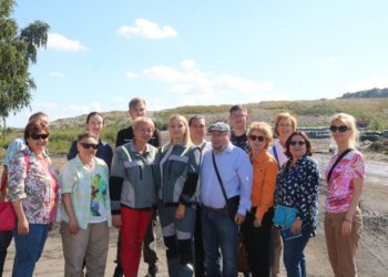 «Спецавтохозяйство» провело экскурсию для ученых на Гусинобродском полигоне