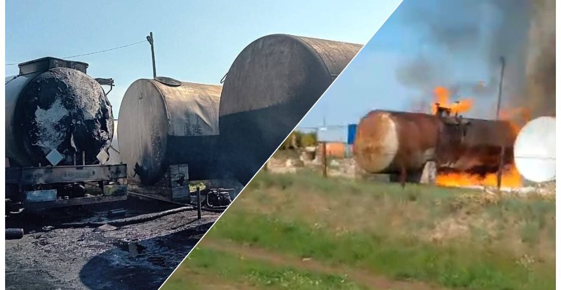 Пострадали два человека: разлив топлива привёл к пожару в Новосибирской области