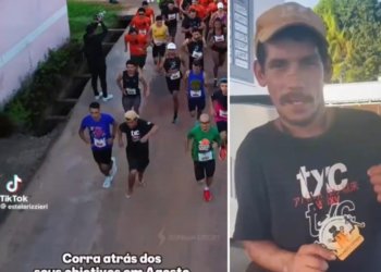 Пьяный бразилец в шлёпанцах принял участие в марафоне на 8 километров