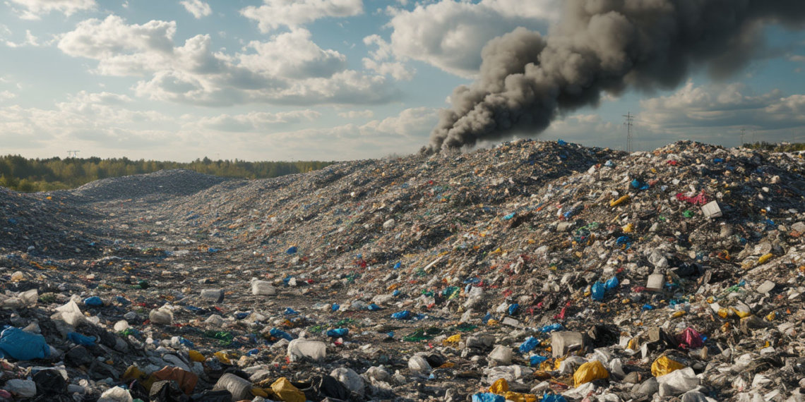 Левобережный полигон больше не принимает часть мусора из-за нехватки места в Новосибирске