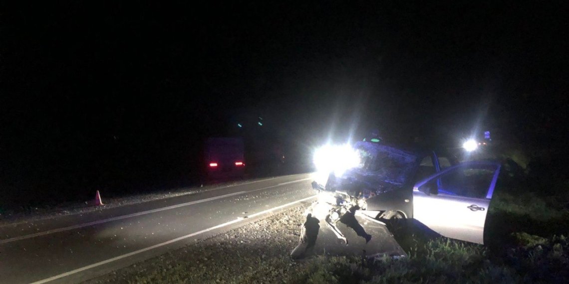 Пассажирка LADA Kalina погибла в ДТП на трассе под Новосибирском