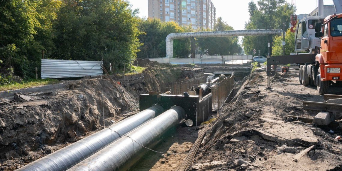 Теплоэнергетики завершают работы по капремонту теплосетей в Новосибирске