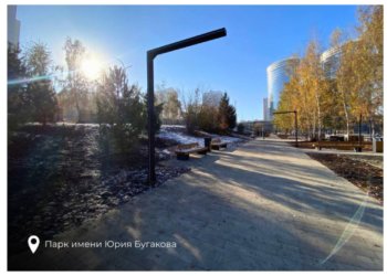 Благоустройство сразу четырёх общественных пространств завершают в Новосибирске