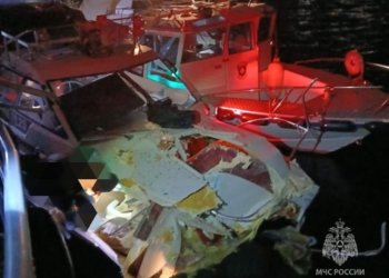 Три человека погибли при столкновении корабля и катера в Иркутской области