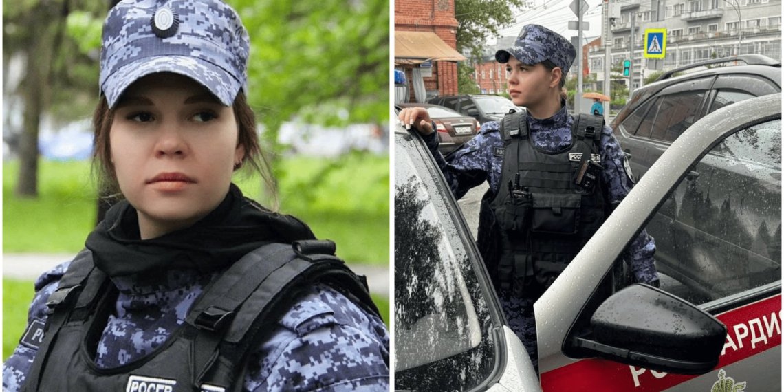 Как служит в Новосибирске первая женщина-водитель группы задержания Росгвардии