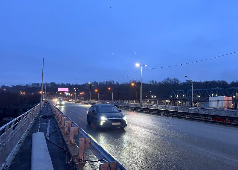 Движение по мосту через Иню на Бердском шоссе полностью открыто