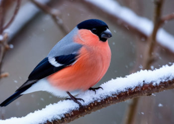 В Новосибирске заметили первых снегирей — вестников зимы и Нового года