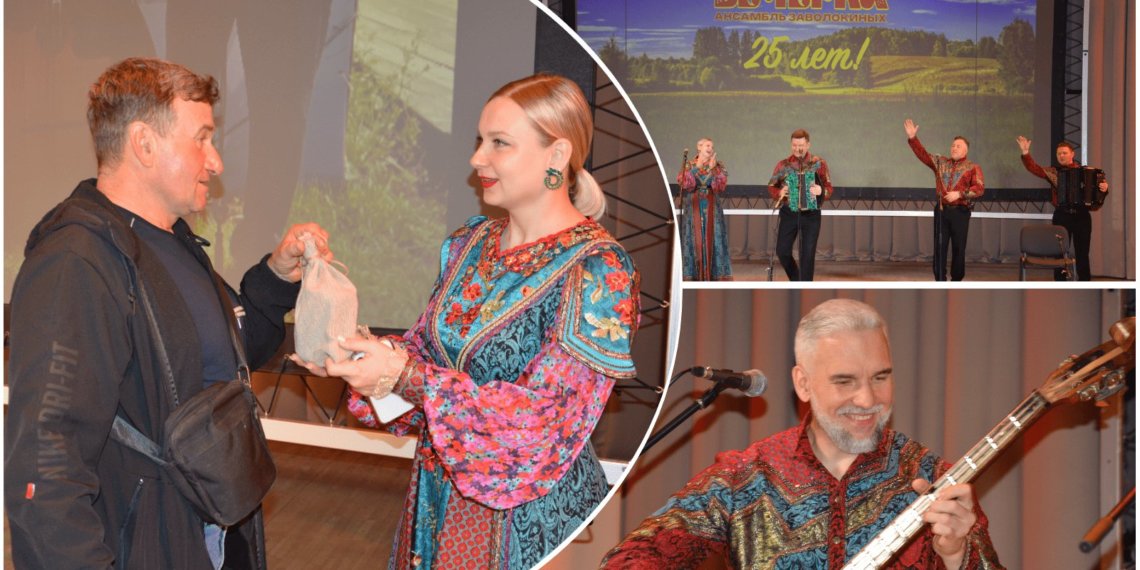 Сельский «Печкин» подарил малиновое варенье музыкантам новосибирской «Вечерки»