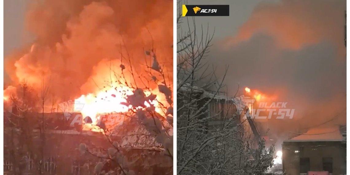 Утренний пожар в трёхэтажном здании на Тургенева — возгорание локализовано